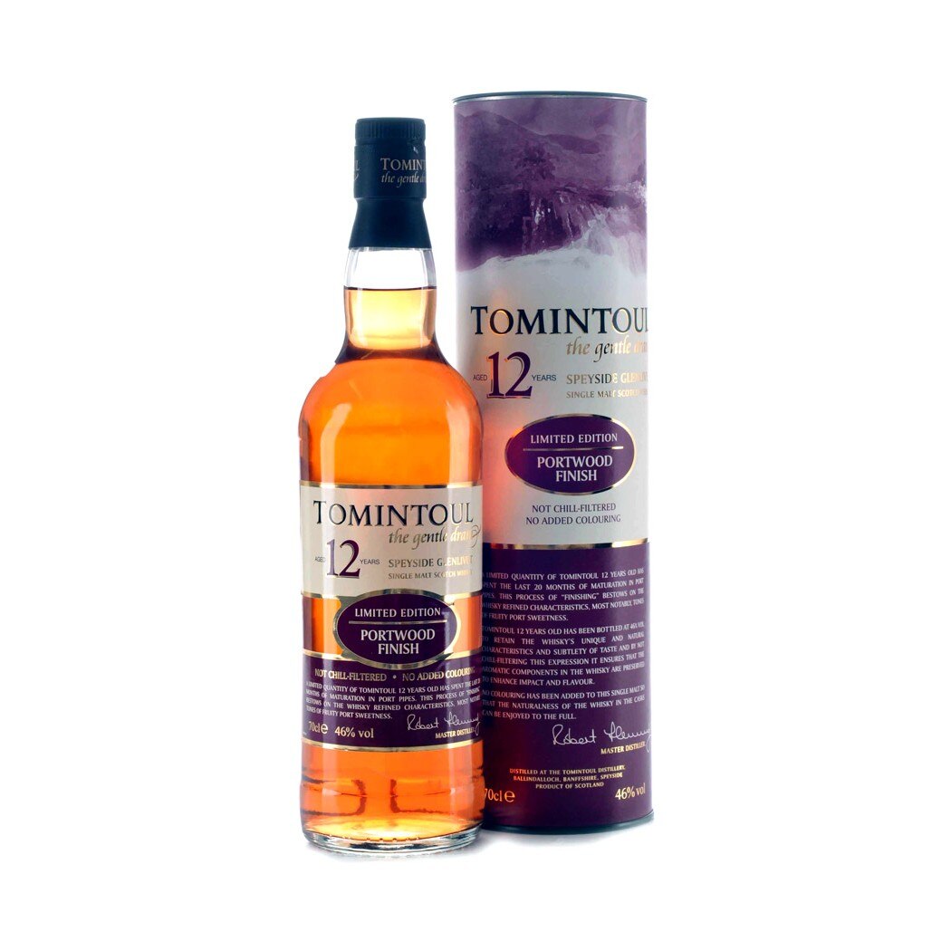 Whisky Single Malt Tomintoul Portwood Finish, 12 YO, 0.7l