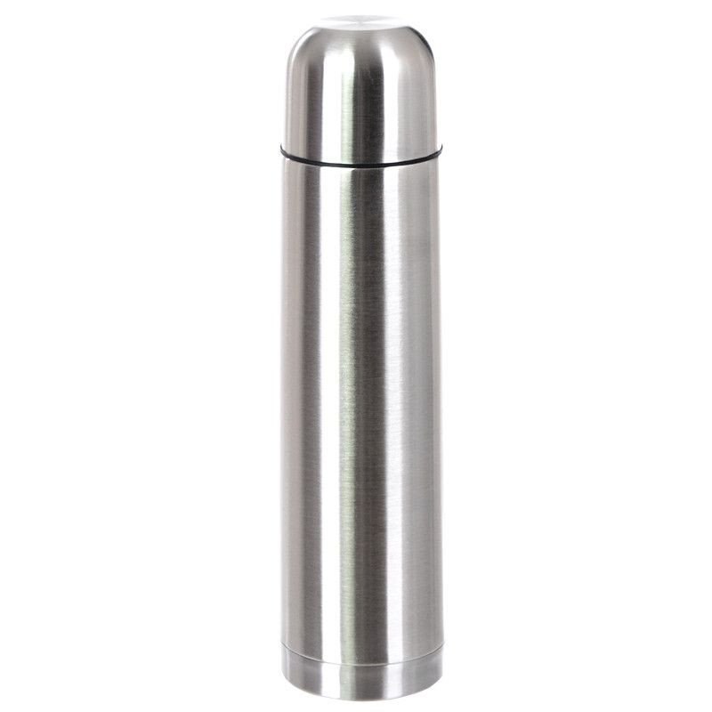 Termos pentru bauturi, FOX Outdoor, Otel inoxidabil, 1000ml, Gri metalic