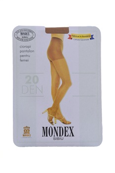 Ciorapi poliamida dama, Mondex, 20 Den, camel