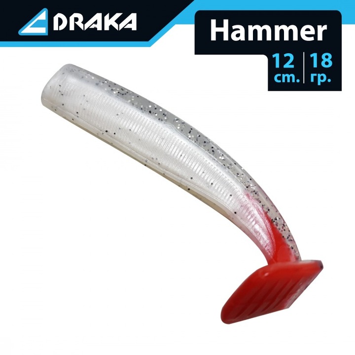 Naluca din silicon, Draka, 12 cm