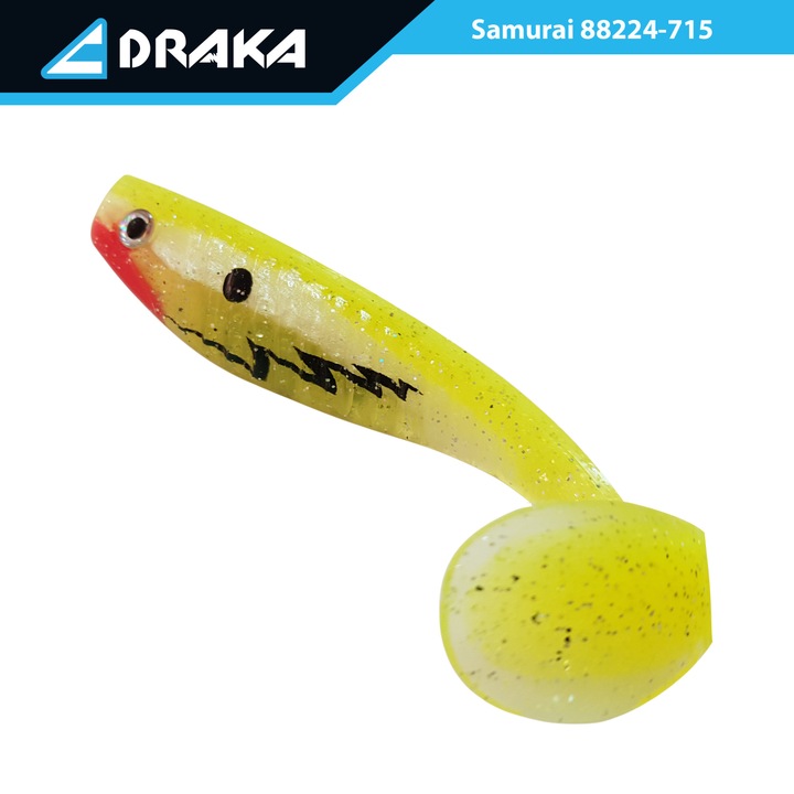 Szilikon csali Draka "Samurai" No.715, 10 cm. 13 gr