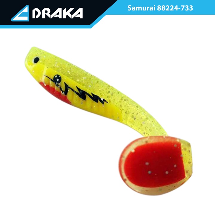 Szilikon csali Draka "Samurai" No.733, 10 cm. 13 gr