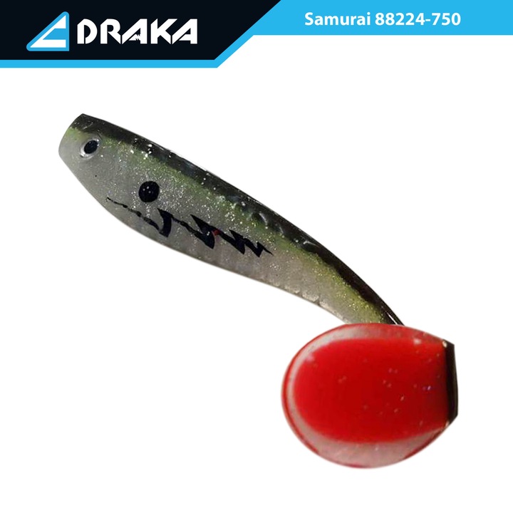 Naluca pescuit, Draka, Silicon, Samurai, No.750, 10 cm, 13g
