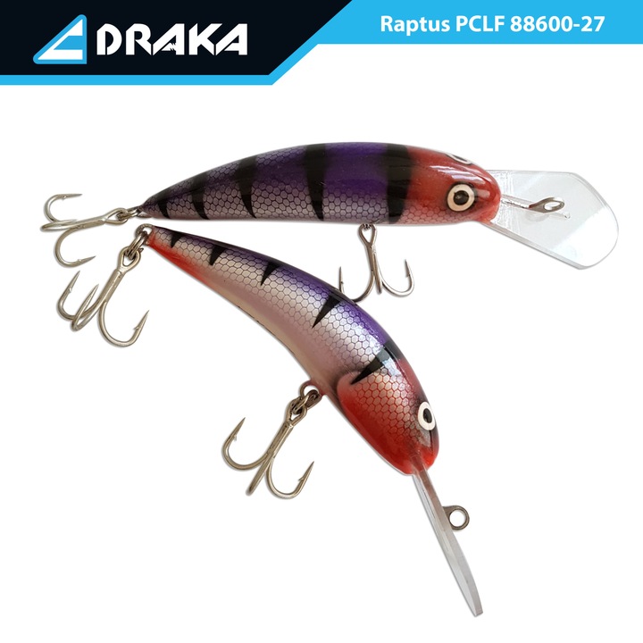 Воблер Draka "Raptus" PCLF, 9см. -6м., пластмасова лопатка