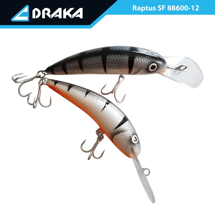 Wobbler Draka "Raptus" SF, 9cm. -6 m., lopata de plastic