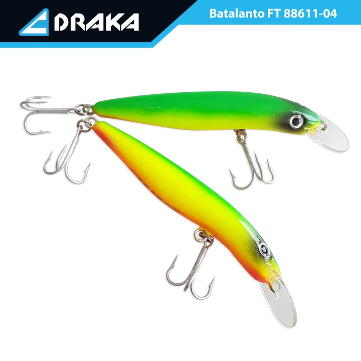 Wobbler Draka "Batalanto" FT, 8cm. -2 m., spatula de plastic