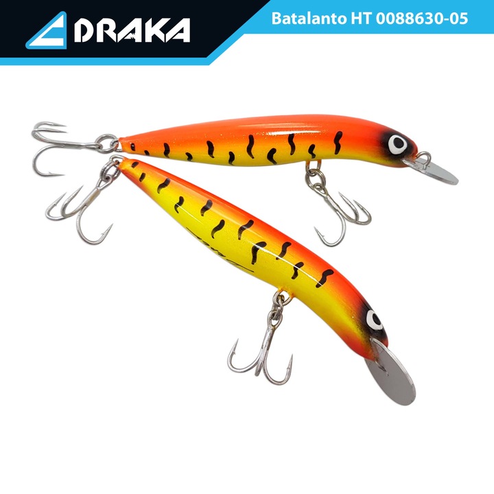 Spatula, Wobbler Draka "Batalanto" HT, 10 cm. -2, 5 m., Lama metalica