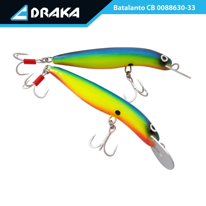 Wobbler Draka "Batalanto" CB, 10 cm. -2,5 m., lama metalica
