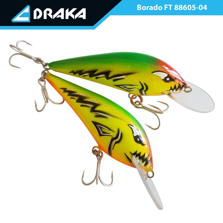 Wobbler Draka "Borado" FT, 9cm. -3 m., spatula de plastic