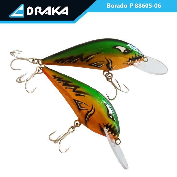 Wobbler Draka "Borado" P, 9cm. -3 m., spatula de plastic