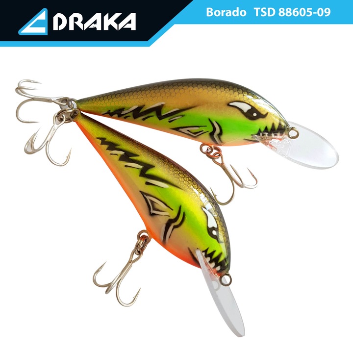 Wobbler Draka "Borado" TSD, 9cm. -3 m., spatula de plastic