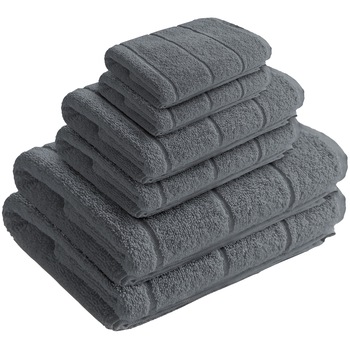 Set 6 prosoape baie Malibu Lunar Rock Aglika, 100% bumbac, 2 x 30x50 / 2 x 50x100 / 2 x 70x140 cm, Gri Set 6 prosoape baie Malibu Lunar Rock Aglika, 100% bumbac, 2 x 30x50 / 2 x 50x100 / 2 x 70x140 cm, Gri