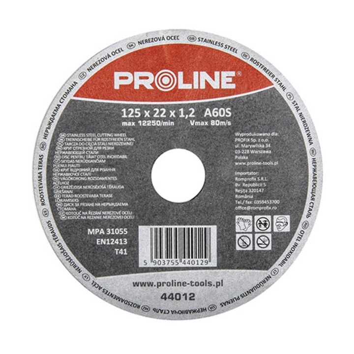 Rozsdamentes acél vágókorong 230X2.0Mm / A36S