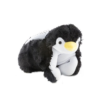 Jucarie pinguin de plus cu proiector de stele LED, InnovaGoods Gadget Kids, 3 culori, oprire automata, +3 ani Jucarie pinguin de plus cu proiector de stele LED, InnovaGoods Gadget Kids, 3 culori, oprire automata, +3 ani
