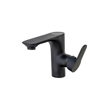 Baterie lavoar montare chiuveta baie , cu afisaj digital temperatura apa , negru mat TRENDY S Baterie lavoar montare chiuveta baie , cu afisaj digital temperatura apa , negru mat TRENDY S