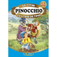 Pinocchio - Sa citim cu litere de tipar