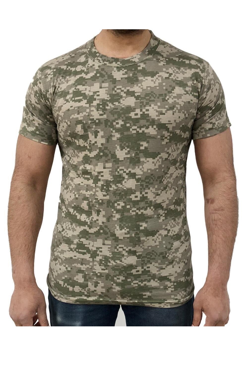 Tricou barbati Game Tehnical Apparel SS Tshirt Digital Desert Verde S