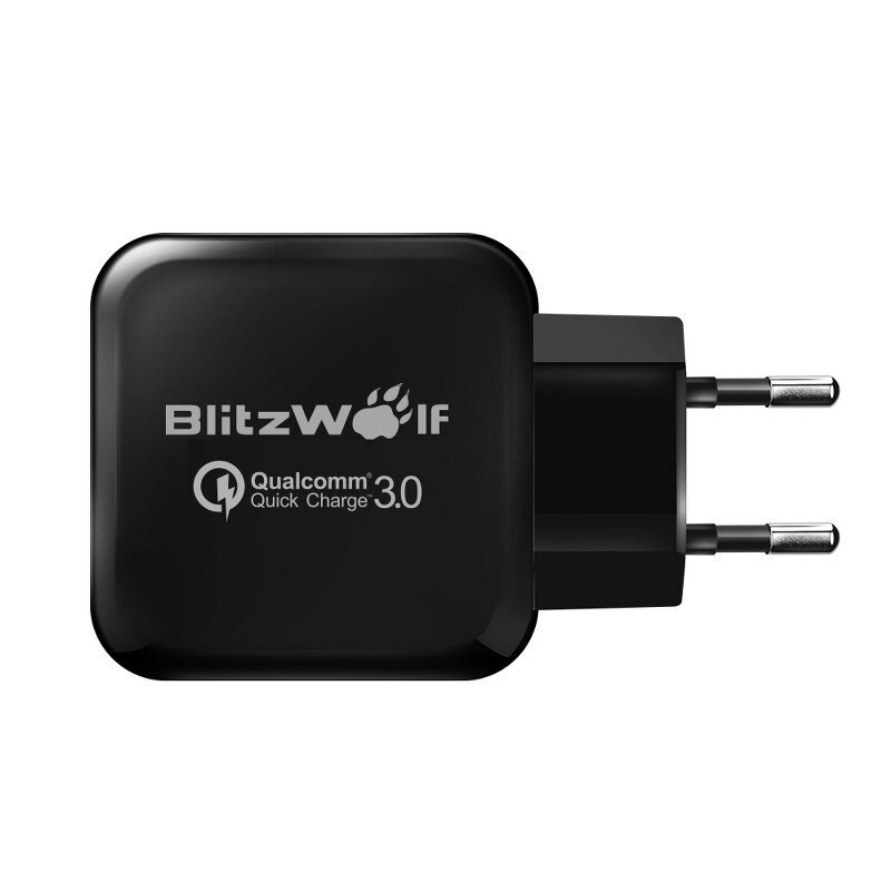 Incarcator retea 2 x USB BlitzWolf BW-S6 30W negru