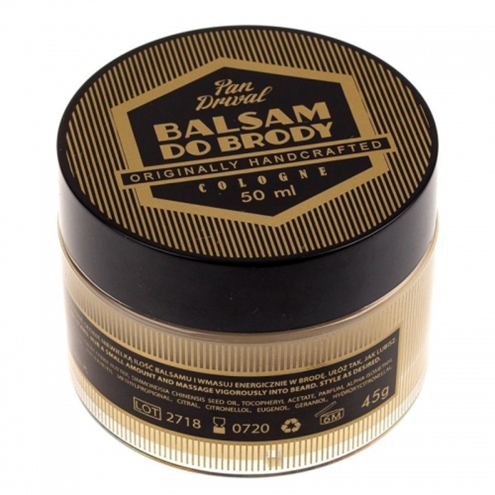 Szakáll ápoló, közepes tartású PAN DRWAL, 50 ml