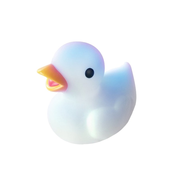 Нощна лампа и играчка за баня Pabobo за деца и бебета, Патенце