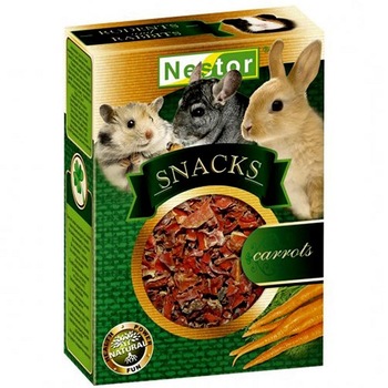 Hrana Rozatoare Nestor cu Morcovi Fulgi, 40 g Hrana Rozatoare Nestor cu Morcovi Fulgi, 40 g