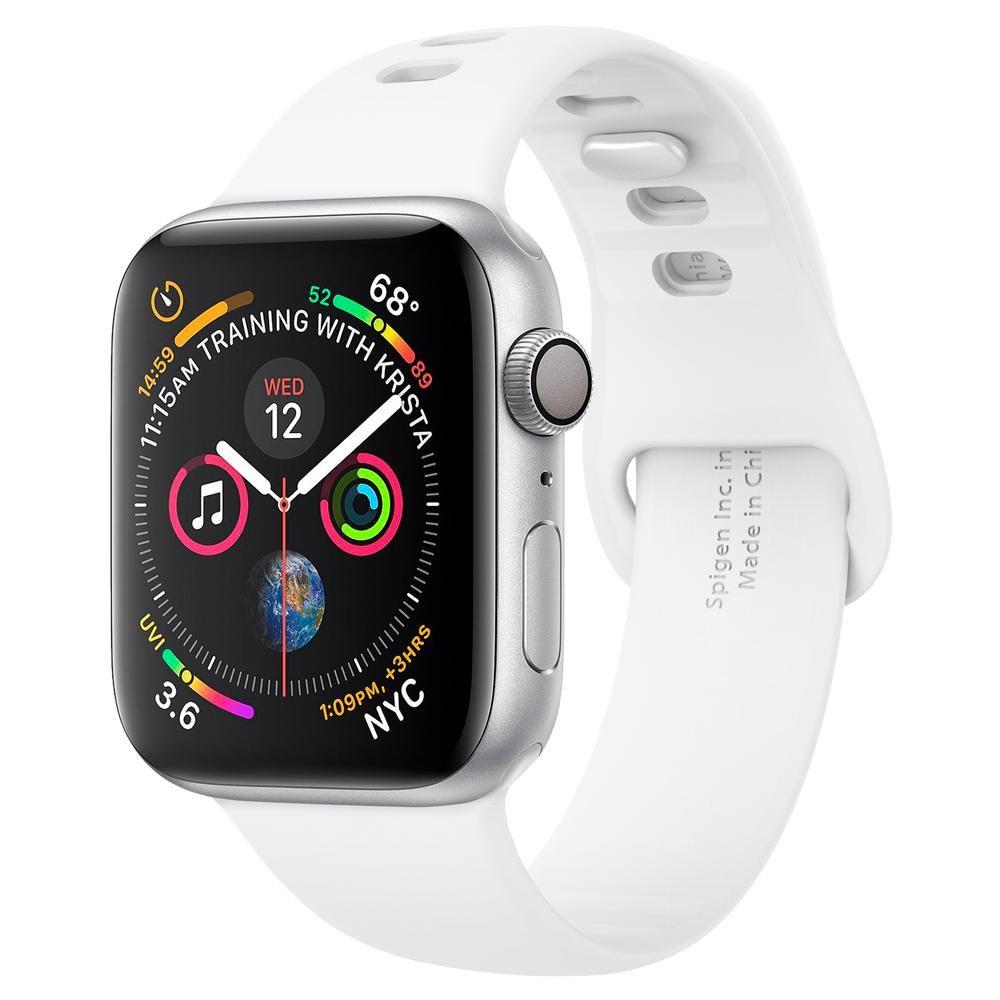 Curea Apple Watch 38mm / 40mm Spigen Air Fit Silicon Alba