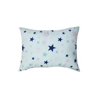 Perna, doua fete, stelutele roz, 30 x 40 cm Perna, doua fete, stelutele roz, 30 x 40 cm