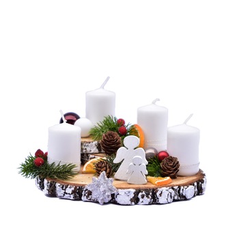 Decoratiune Advent, First Event, cu ingeras, crengute brad si conuri, multicolor, 22*14 cm Decoratiune Advent, First Event, cu ingeras, crengute brad si conuri, multicolor, 22*14 cm