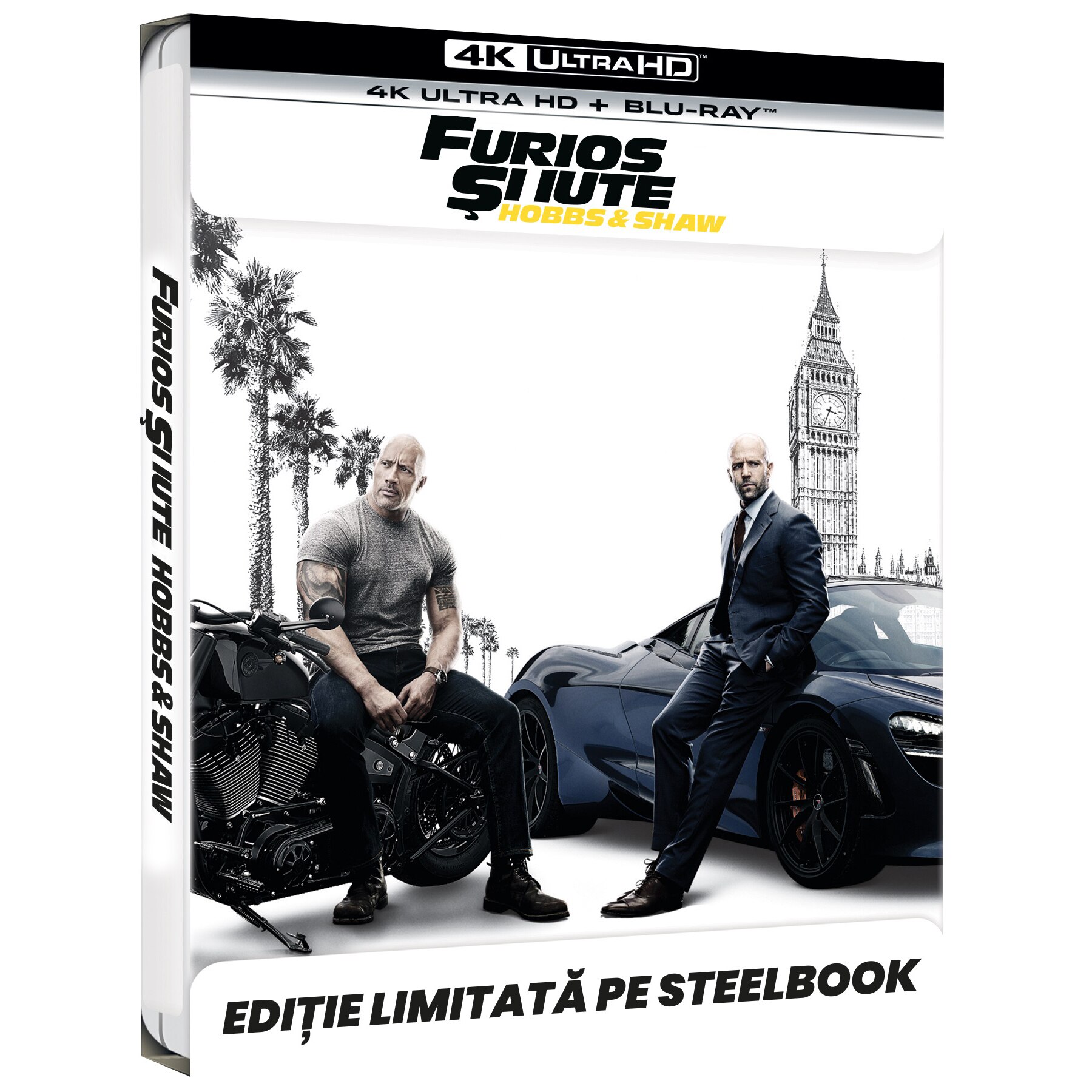 Furios si Iute: Hobbs & Shaw 4K+Bd Steelbook, 4K