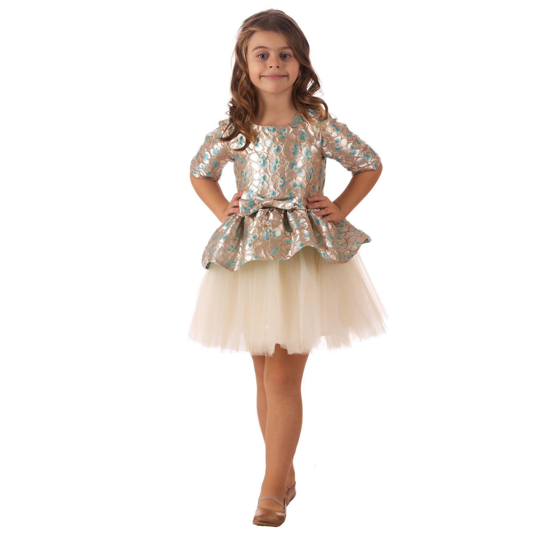 Rochita ocazie fetita Lempika Kallea 2-3 ani, 98 cm