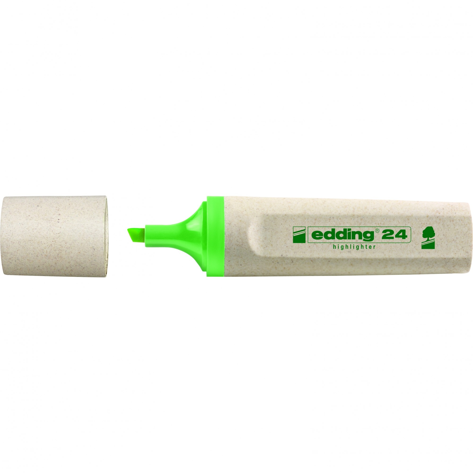Textmarker Edding, Ecoline, linie scriere: 2-5mm, verde florescent