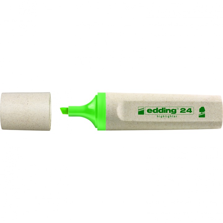 Textmarker Edding, Ecoline, linie scriere: 2-5mm, verde florescent