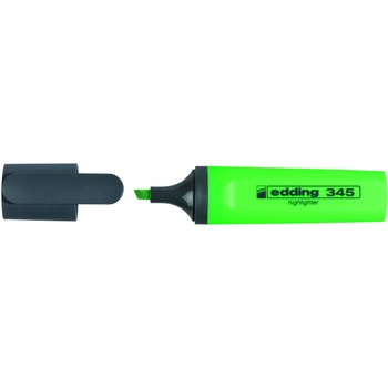Textmarker, Edding 345, varf retezat, 2-5mm, verde Textmarker, Edding 345, varf retezat, 2-5mm, verde