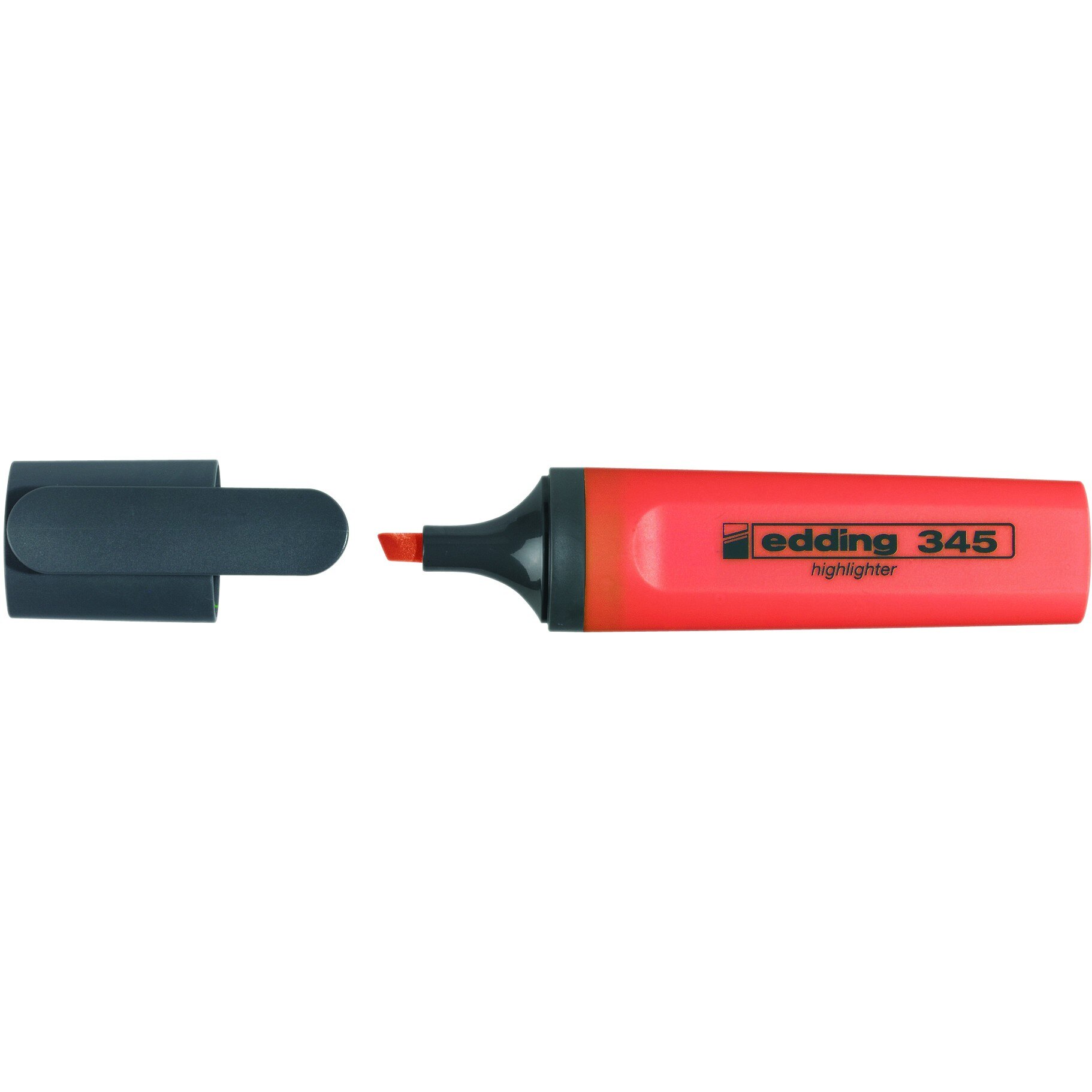 Textmarker, Edding, 345, varf retezat, 2-5mm, portocaliu