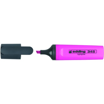 Textmarker, Edding, 345, varf retezat, 2-5mm, roz Textmarker, Edding, 345, varf retezat, 2-5mm, roz