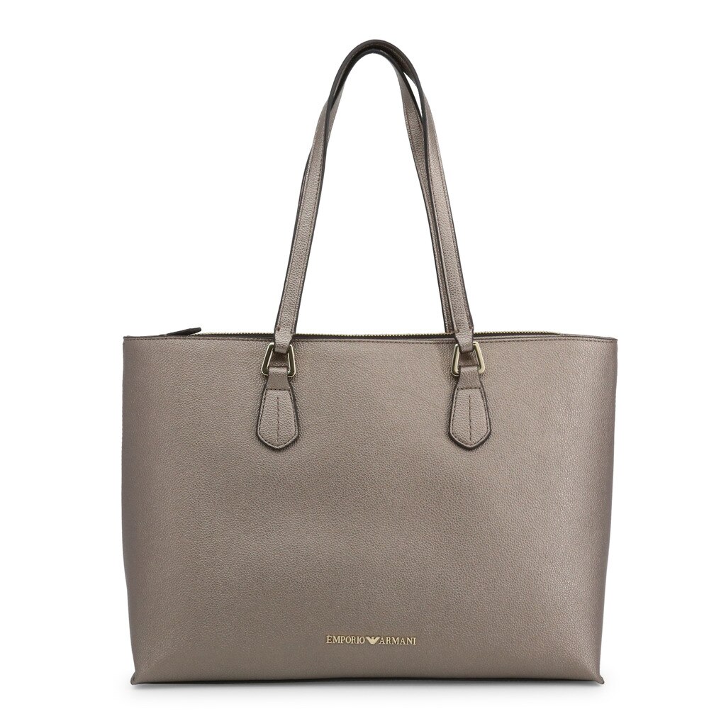 Geanta Shopper Emporio Armani, Maro sidefat