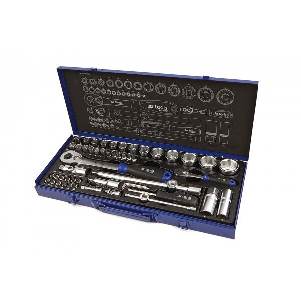 Trusa scule 1/4 - 1/2, 55 piese - LSR 88820205