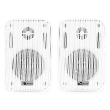 Set boxe, 8ohm, interior/exterior, IPX5, 25W RMS, alb, Power Dynamics BGO30 Set boxe, 8ohm, interior/exterior, IPX5, 25W RMS, alb, Power Dynamics BGO30