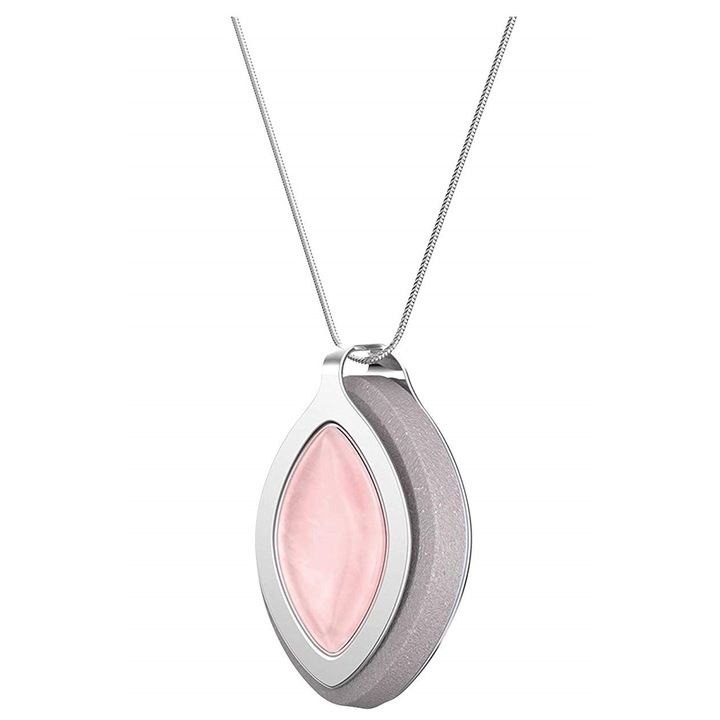 Bijuterie Smart Bellabeat Leaf Chakra Love, tracker sanatate, Roz