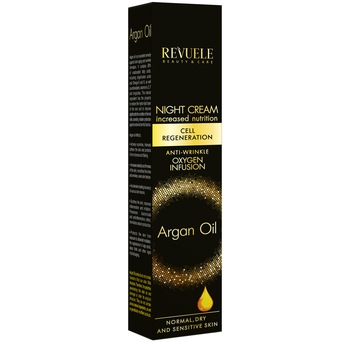 Crema pentru fata Revuele, Argan Oil Night, de noapte, 50 ml Crema pentru fata Revuele, Argan Oil Night, de noapte, 50 ml