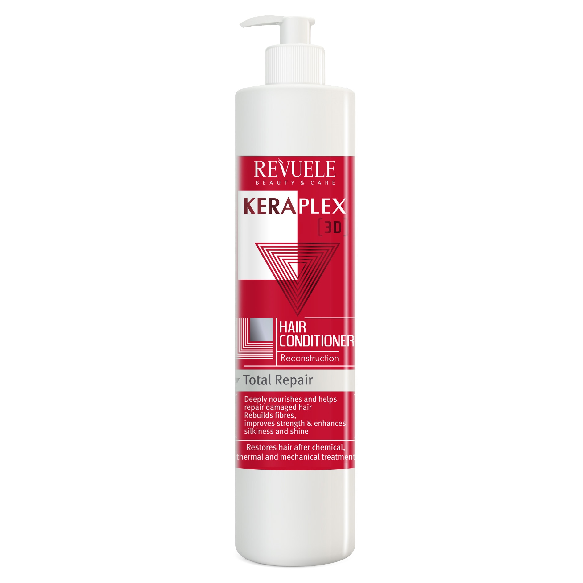 Balsam Revuele pentru repararea firului de par deteriorat, Keraplex 3D, 335 ml