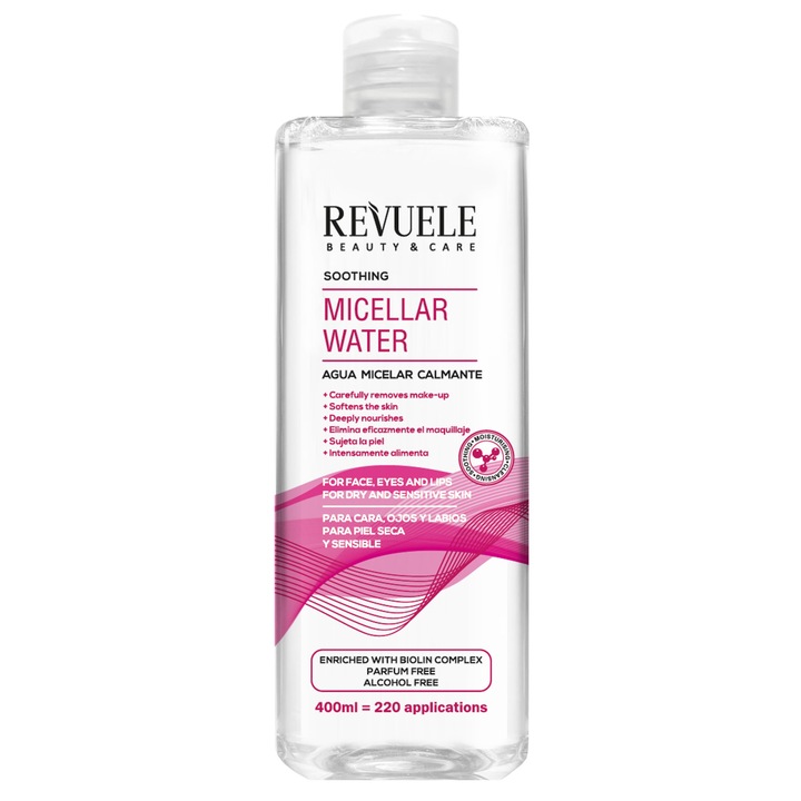 Мицеларна вода Revuele, Soothing, 400 мл