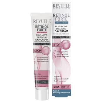 Crema de zi multi-activa Revuele, Retinol forte, 50 ml Crema de zi multi-activa Revuele, Retinol forte, 50 ml