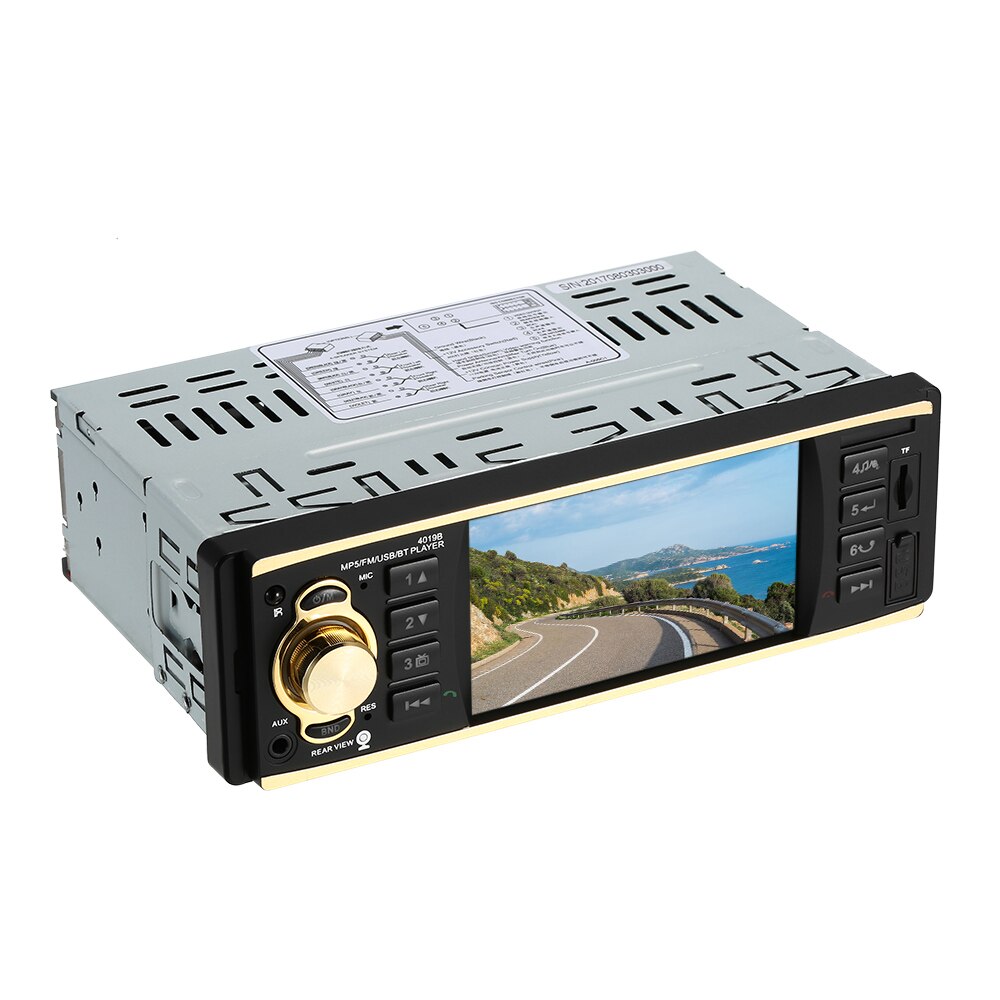 Set Dvd player 1 din cu Camera Fata Dome si Camera Spate Numar, Usb, Radio, Bluetooth, Gold Edition
