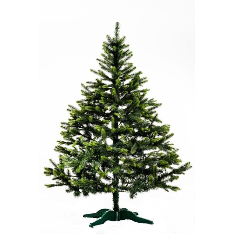 Brad de Craciun Scandinavia, artificial, cu cetina fina, 180 cm, voluminos, suport inclus