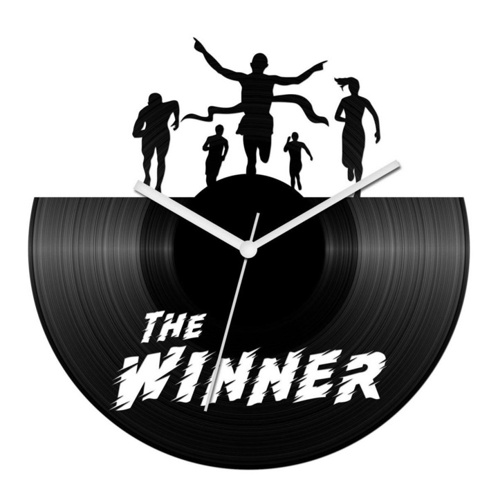 A győztes futó bakelit óra