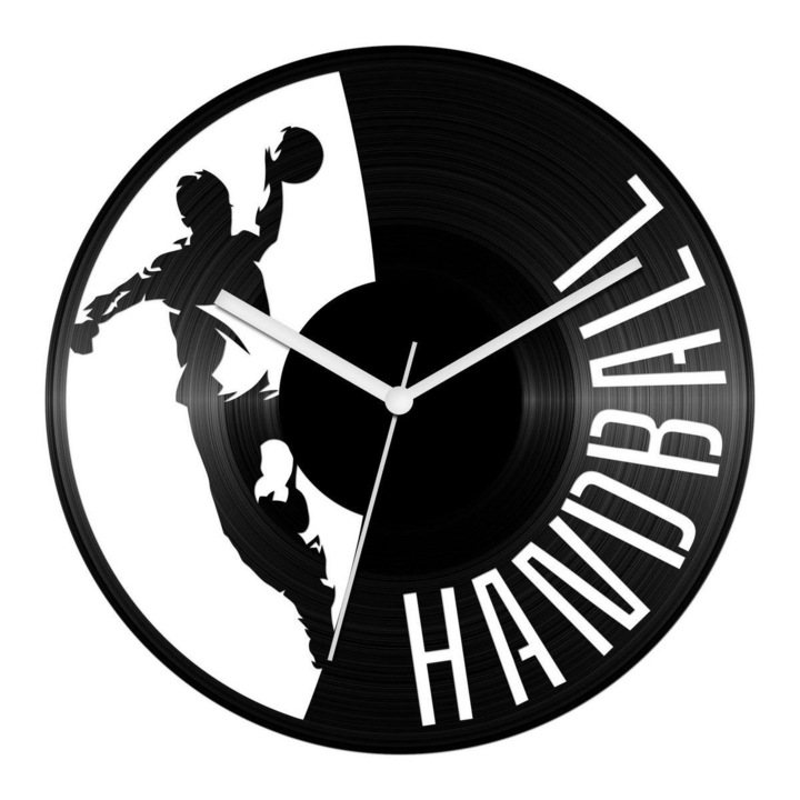 Kézilabda játékos bakelit óra