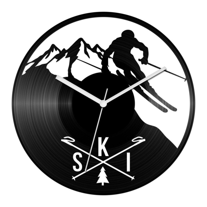 Síelő bakelit óra