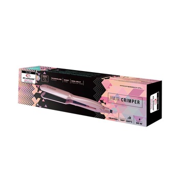 Placa de creponat parul Elekom ЕК-106, Rose, 220 grade, ceramic, Profesional Placa de creponat parul Elekom ЕК-106, Rose, 220 grade, ceramic, Profesional