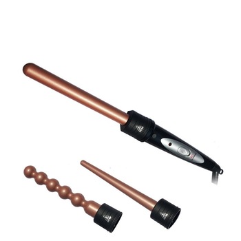 Ondulator profesional pentru par Elekom EK-858, Ceramica, 50 W, 3 capete incluse, Multicolor Ondulator profesional pentru par Elekom EK-858, Ceramica, 50 W, 3 capete incluse, Multicolor